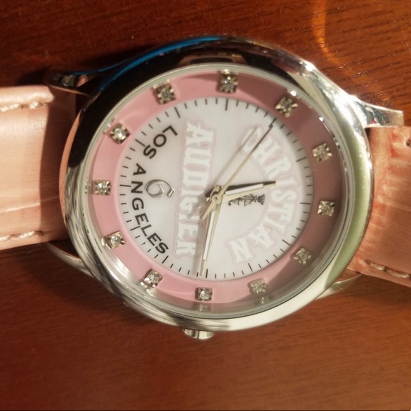 ? Christian Audigier vintage Pink Watch ? main image 5